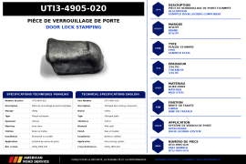 UTILITY DOOR LATCH STAMPING 3/16 MS