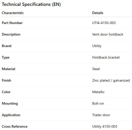 ARR&Ecirc;T DE PORTE