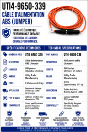 UTILITY ABS POWER CABLE JUMPER 240"
