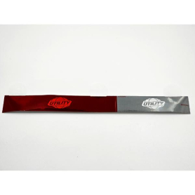 UTILITY LOGO REFLECTIVE TAPE 7"WHT/11"RED (150 RL)