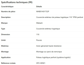 POTEAU DE C&Ocirc;T&Eacute;