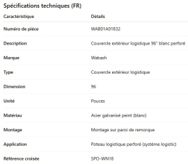 POTEAU DE C&Ocirc;T&Eacute;