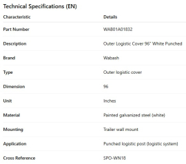 POTEAU DE C&Ocirc;T&Eacute;