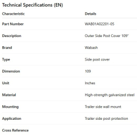POTEAU DE C&Ocirc;T&Eacute;