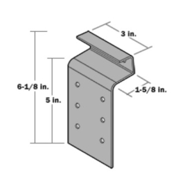 WABASH SPLICE COVER TOP RAIL TO NOSE RAIL