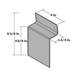 WABASH SPLICE PLATE NOSE RAIL TO TOP RAIL