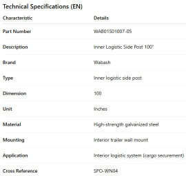 POTEAU DE C&Ocirc;T&Eacute;