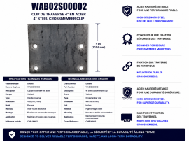 WABASH CROSSMEMBER END CLIP