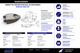 WABASH RUB RAIL END CAP