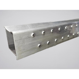 WABASH BUMPER TUBE POOCHED 4" X 4" X 95" SS
