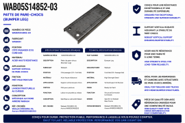 WABASH BUMPER LEG C/S