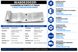 WABASH DOOR HINGE
