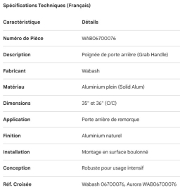 POIGN&Eacute;E D'EMBARCATION