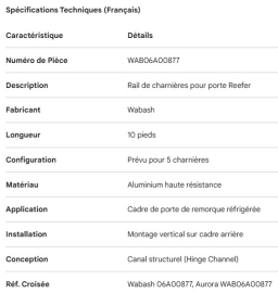 SUPPORT DE PENTURE WABASH