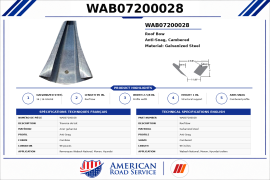 WABASH ROOF BOW STEEL 99''