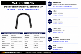 WABASH LCV SAFETY HOOK LOOP