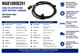 WABASH ABS SENSOR CABLE C/S