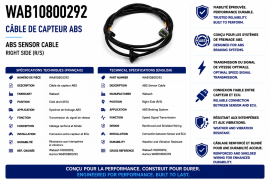 WABASH ABS SENSOR CABLE R/S