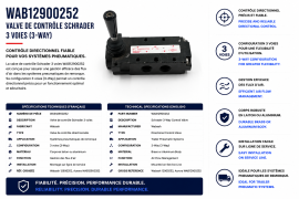 WABASH SCHRADER 3WAY CONTROL VALVE