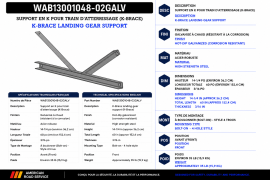 WABASH LANDING GEAR K-BRACE GALVANIZED