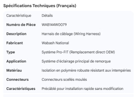 WABASH WIRING HARNESS