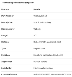 POTEAU DE C&Ocirc;T&Eacute;