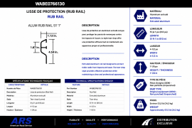 WABASH RUB RAIL 51'