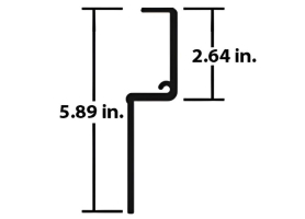 WABASH TOP RAIL LOWER REEFER 52'