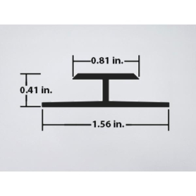 PLYWOOD DIVIDER ALUMINUM 8'