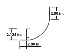 WABASH CORNER POST 11-7/8" WITH ATTACHMENT