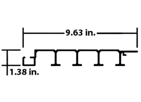 WABASH ALUMINUM FLOOR BOARD 571.5"