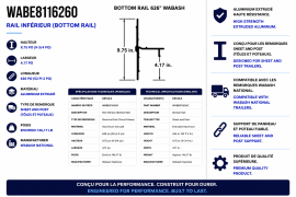 WABASH BOTTOM RAIL