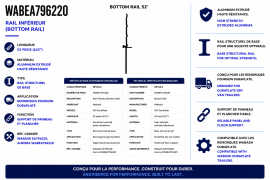 WABASH BOTTOM RAIL 52'