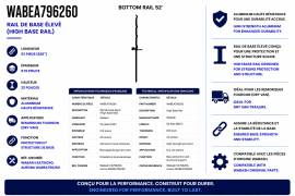 WABASH BOTTOM RAIL OPI DURAPLATE