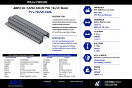 WABASH PVC FLOOR SEAL 620"