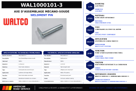 WALTCO WELDMENT PIN 1.00"