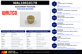 WALTCO POLYGON BEARING