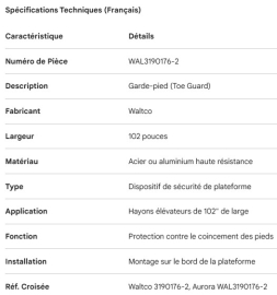 PLAQUE DE TRANSITION