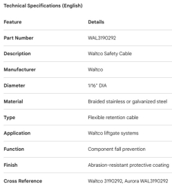 C&Acirc;BLE DE S&Eacute;CURIT&Eacute;