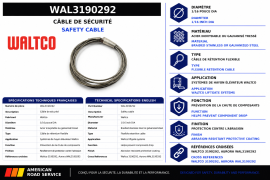 WALTCO SAFETY CABLE 1/16 DIA