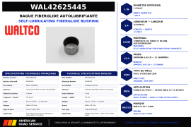 WALTCO BUSHING FIBREGLASS