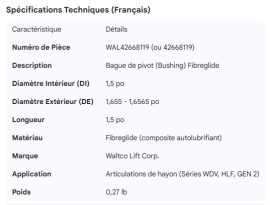 WALTCO BUSHING 1.5 ID X 1