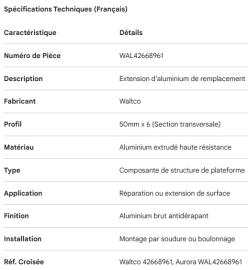 PLANCHE D`APPROCHE DE PLATEFORME