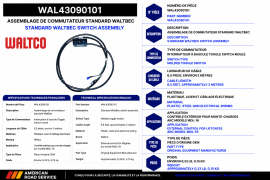 WALTCO SWITCH ASSEMBLY STD 6.50'