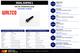 WALTCO SCREW LOCKING ULTRONLIFT 50MM X 1.75