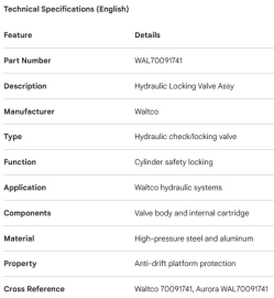 SOUPAPE DE VERROUILAGE