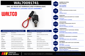 WALTCO VALVE ASSY HYDRAULIC LOCKING