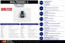 WALTCO FLANGE NUT