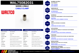 WALTCO CABLE CLAMP 1/8" ID