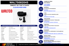 WALTCO CLEVIS ROD END NYLON